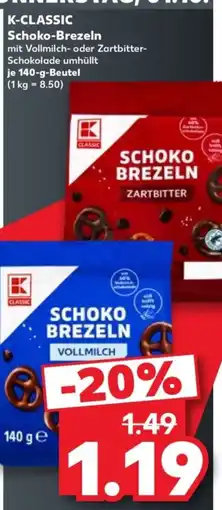 Kaufland K-CLASSIC Schoko-Brezeln Angebot