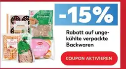 Kaufland ungekühlte verpackte Backwaren Angebot