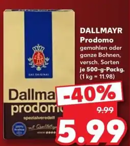 Kaufland Dallmayr Prodomo Angebot