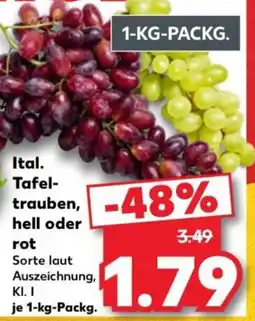 Kaufland Ital. Tafeltrauben Angebot