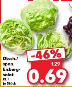 Kaufland Dtsch./span. Eisberg-salat Angebot
