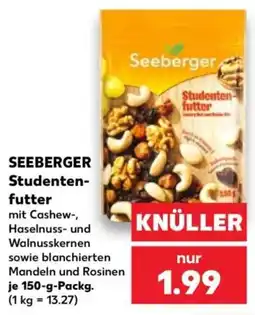 Kaufland SEEBERGER Studenten-futter Angebot