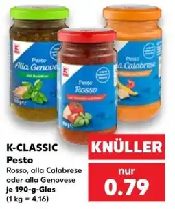 Kaufland K-CLASSIC Pesto Angebot
