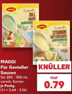 Kaufland MAGGI Für Genießer Saucen Angebot