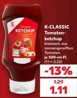 Kaufland K-CLASSIC Tomatenketchup Angebot