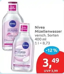 Budni Nivea Mizellenwasser PFLEGEND Angebot