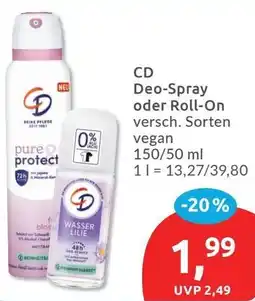 Budni CD Deo-Spray oder Roll-On Angebot