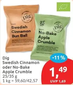 Budni Dig Swedish Cinnamon oder No-Bake Apple Crumble Angebot