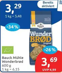 Budni Bauck Mühle Wonderbrød Angebot