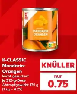 Kaufland K-CLASSIC Mandarinen-Orangen Angebot