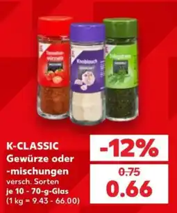 Kaufland K-CLASSIC Gewürze oder -mischungen Angebot