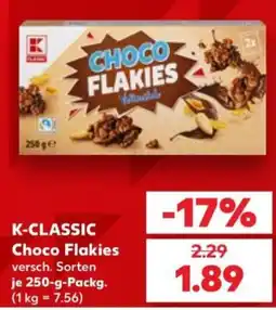 Kaufland K-CLASSIC Choco Flakies Angebot