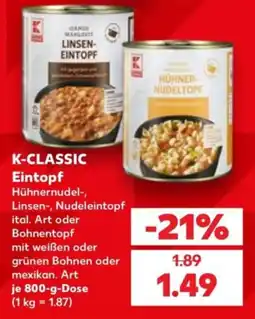 Kaufland K-CLASSIC Eintopf Angebot