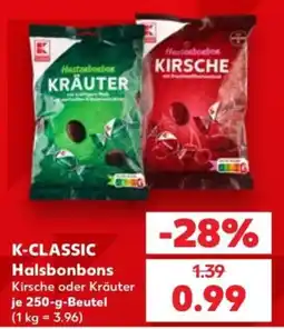 Kaufland K-CLASSIC Halsbonbons Angebot