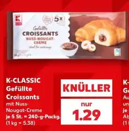 Kaufland K-CLASSIC Gefüllte Croissants Angebot