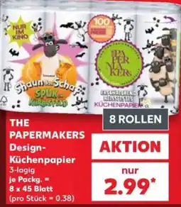 Kaufland THE PAPERMAKERS Design-Küchenpapier Angebot