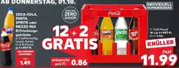 Kaufland Coca-Cola, Fanta, Sprite oder Mezzo Mix Erfrischungsgetränke Angebot