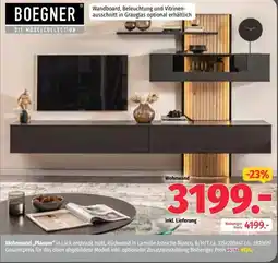 Segmüller Wohnwand "Planum" in Lack anthrazit matt Angebot