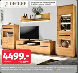 Segmüller Wohnwand „Ameno“ in Wildeiche massiv, bianco geölt Angebot