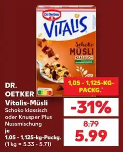 Kaufland DR. OETKER Vitalis-Müsli Angebot