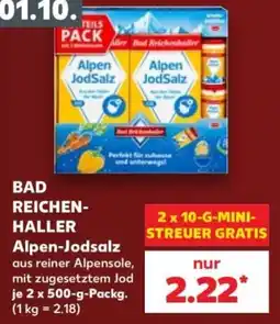 Kaufland BAD REICHENHALLER Alpen-Jodsalz Angebot