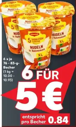 Kaufland Wolfgang Nudeln in Rahmsauce Angebot