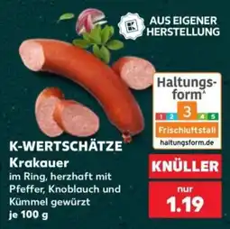 Kaufland K-WERTSCHÄTZE Krakauer Angebot