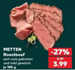 Kaufland METTEN Roastbeef Angebot