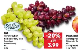 Kaufland SanLucar Ital. Tafeltrauben Angebot