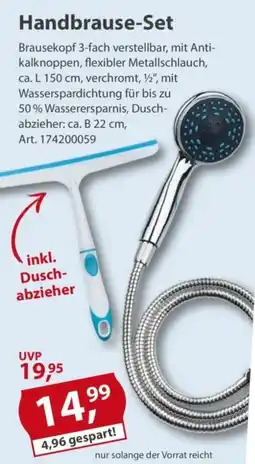 Sonderpreis Baumarkt Handbrause-Set Angebot