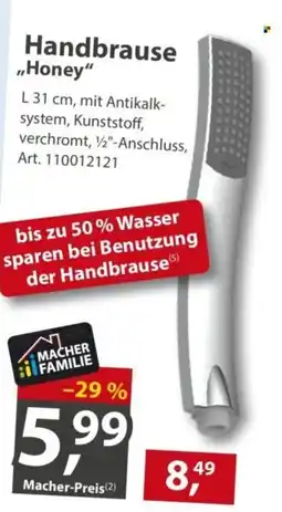 Sonderpreis Baumarkt Handbrause "Honey" Angebot