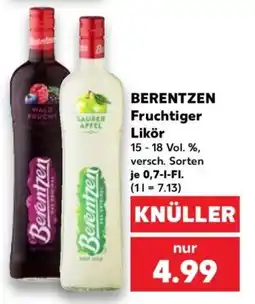 Kaufland BERENTZEN Fruchtiger Likör Angebot