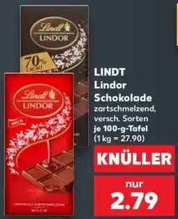 Kaufland Lindt Lindor Schokolade Angebot