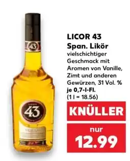 Kaufland LICOR 43 Angebot