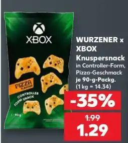 Kaufland WURZENER x XBOX Knuspersnack Angebot