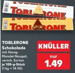 Kaufland TOBLERONE Schokolade Angebot
