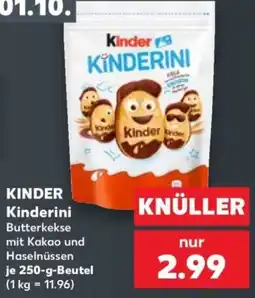 Kaufland Kinder Kinderini Butterkekse mit Kakao und Haselnüssen Angebot