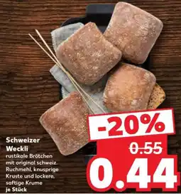 Kaufland Schweizer Weckli Angebot