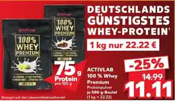 Kaufland ACTIVLAB 100 % Whey Premium Angebot