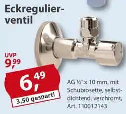 Sonderpreis Baumarkt Eckregulier-ventil Angebot