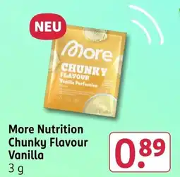 Rossmann More Nutrition Chunky Flavour Vanilla Angebot