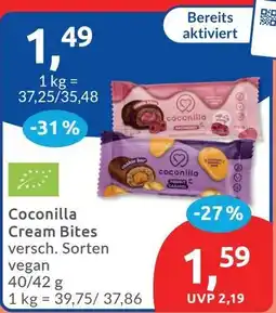 Budni Coconilla Cream Bites vegan Angebot