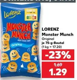 Kaufland LORENZ Monster Munch Original Angebot