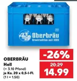 Kaufland OBERBRÄU Hell Angebot