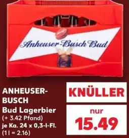 Kaufland ANHEUSER-BUSCH Bud Lagerbier Angebot