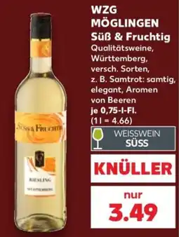Kaufland WZG MÖGLINGEN Süß & Fruchtig Angebot