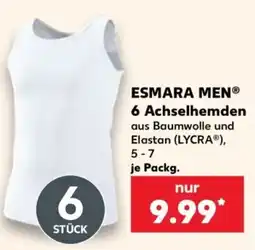Kaufland ESMARA MEN® 6 Achselhemden Angebot