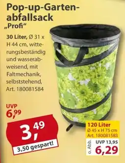 Sonderpreis Baumarkt Pop-up-Garten-abfallsack "Profi" Angebot