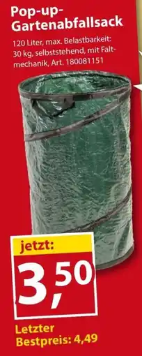 Sonderpreis Baumarkt Pop-up-Gartenabfallsack Angebot