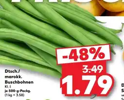 Kaufland Dtsch./marokk. Buschbohnen Angebot